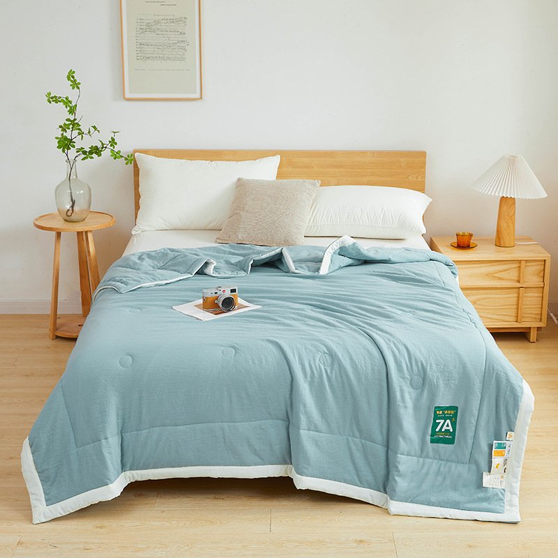 Antibacterial Raw Cotton Washable Summer Cool Quilt - 3