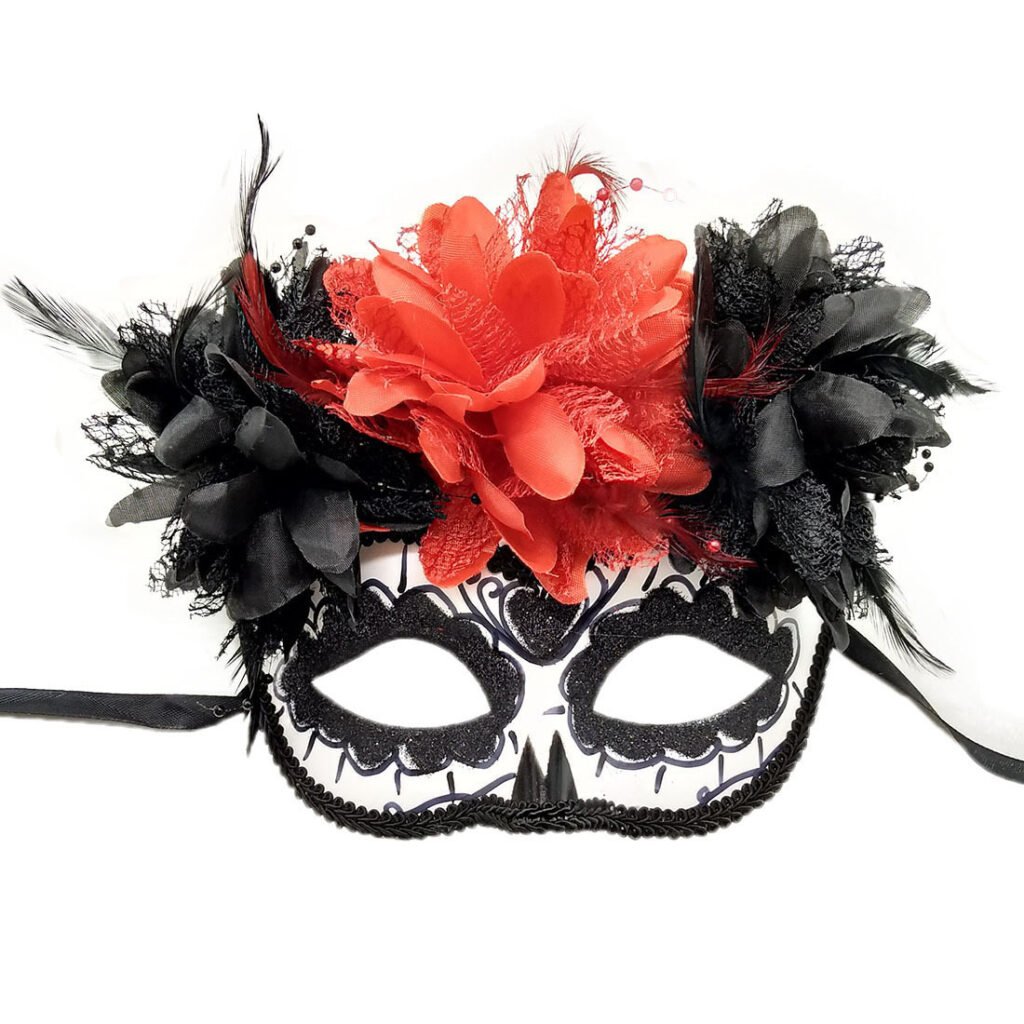 Mexico Day Of The Dead Masquerade Mask Cosplay Show - 4