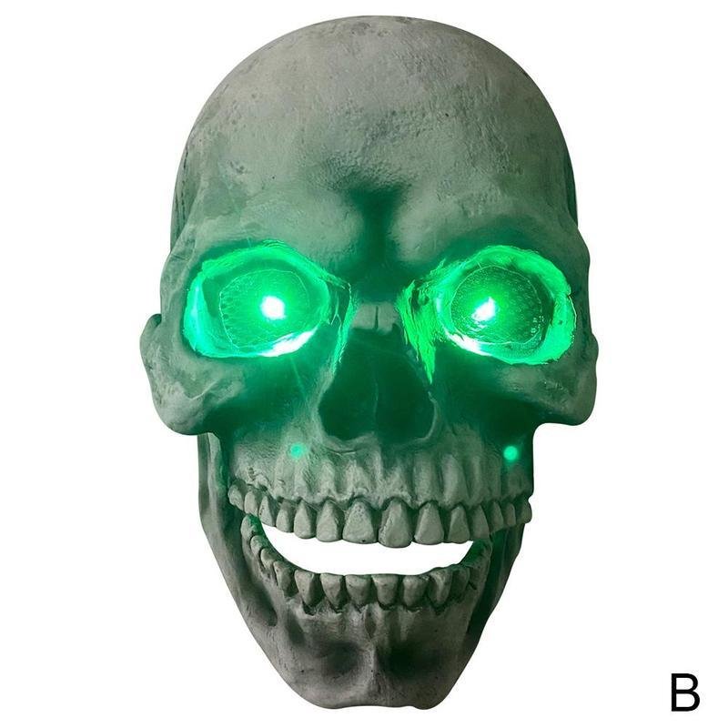 Halloween Skull Movable Mouth Latex Mask Halloween Kills Mask Cosplay Scary Killer Full Face Helmet Halloween Party Costume Prop - 5