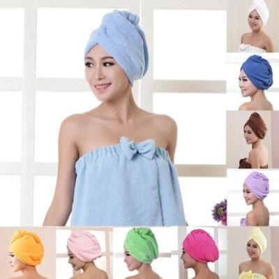 Women’s Hair Dryer Cap, Absorbent Dry Hair Towel