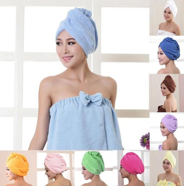 Women’s Hair Dryer Cap, Absorbent Dry Hair Towel