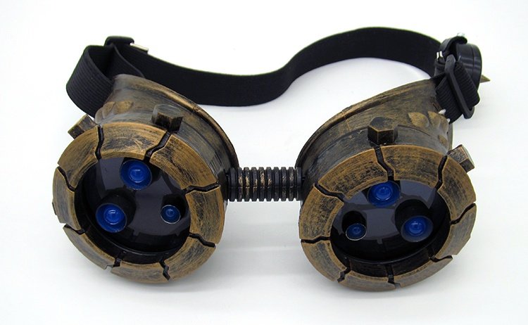 BadBoyStudio steampunk glasses cyber glow mask gas mask - 10
