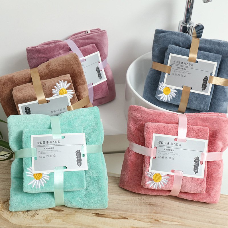 Thin fiber beauty thick bath towel - 3