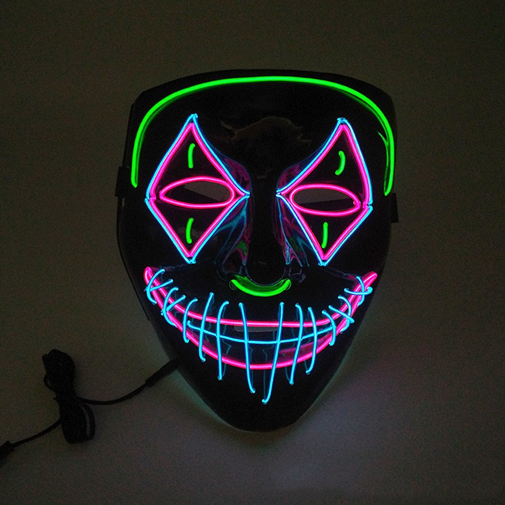 Halloween LED Glowing Mask - 6