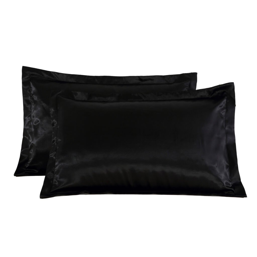 Pure color silk single pillow case - 7