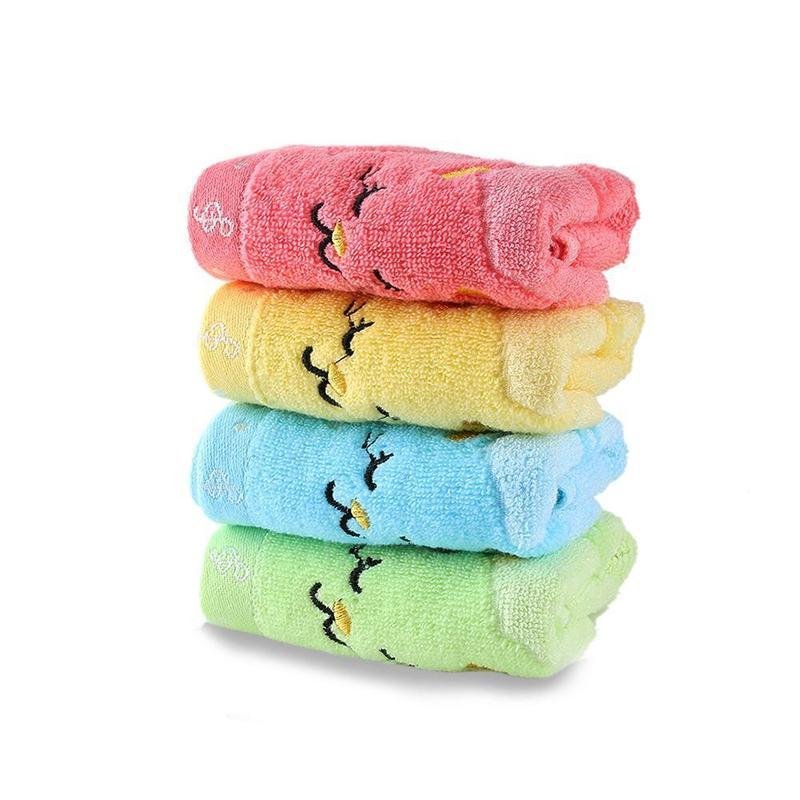 Bamboo Fiber Kitten Face Bath Towels - 8