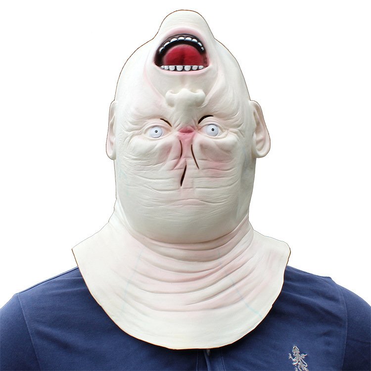 Halloween horror face down mask - 4