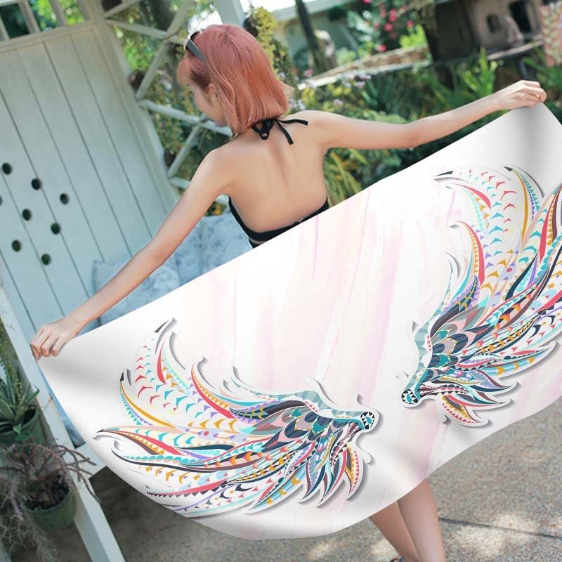 Rectangular beach towel digital printing towel - 3