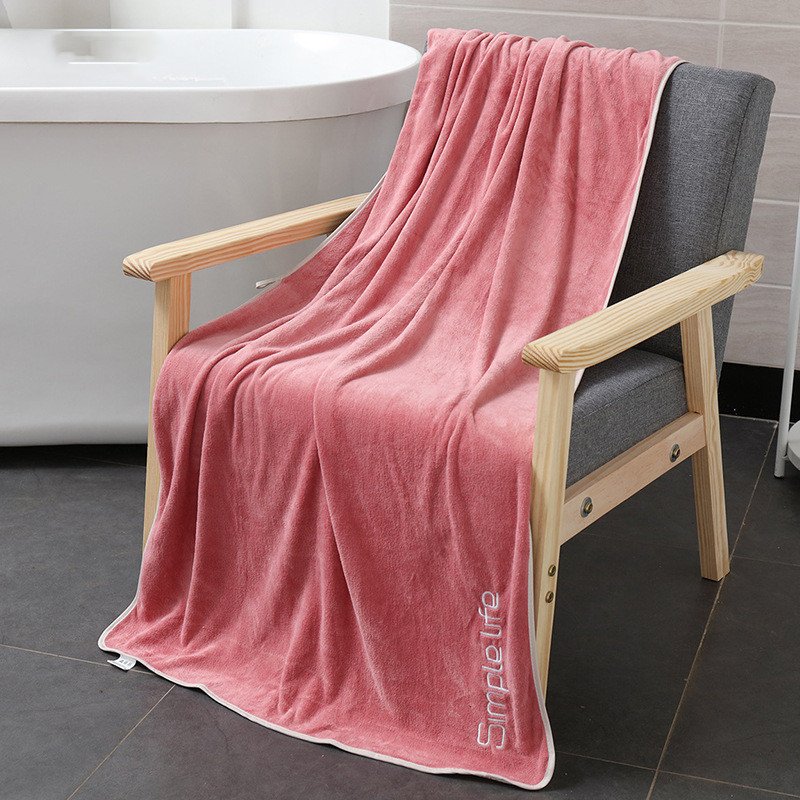 Thin fiber beauty thick bath towel - 7