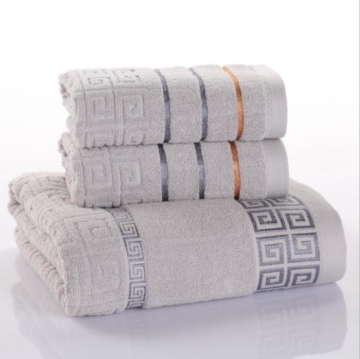 Three-piece cotton towel set - 3