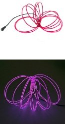 LED Mask Illuminated Glowing Joker Mask For Costume Halloween Rave Cosplay Party Xmas - 3