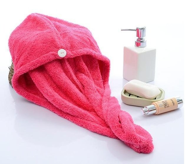 Women’s Hair Dryer Cap, Absorbent Dry Hair Towel - 7