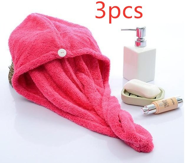 Women’s Hair Dryer Cap, Absorbent Dry Hair Towel - 9