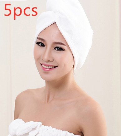 Women’s Hair Dryer Cap, Absorbent Dry Hair Towel - 5