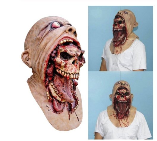Halloween adult ghost mask - 5