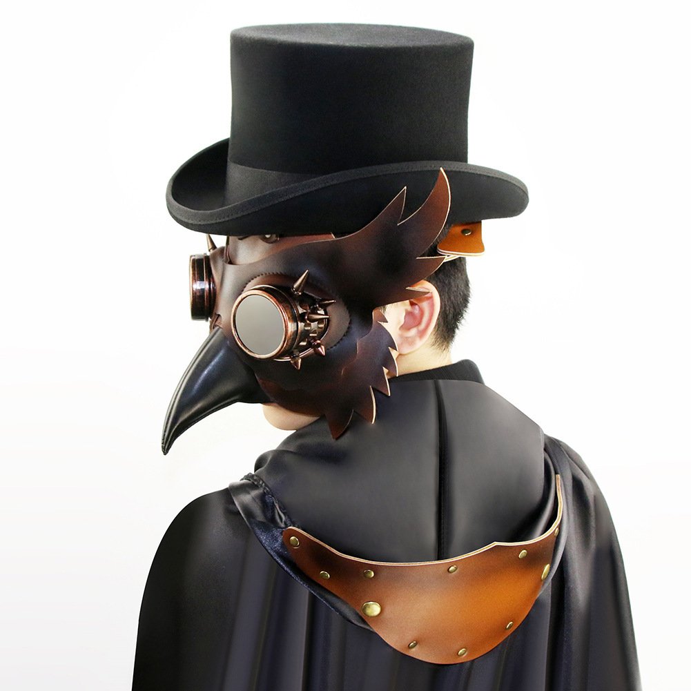 Steampunk Medieval Plague Beak Mask - 4