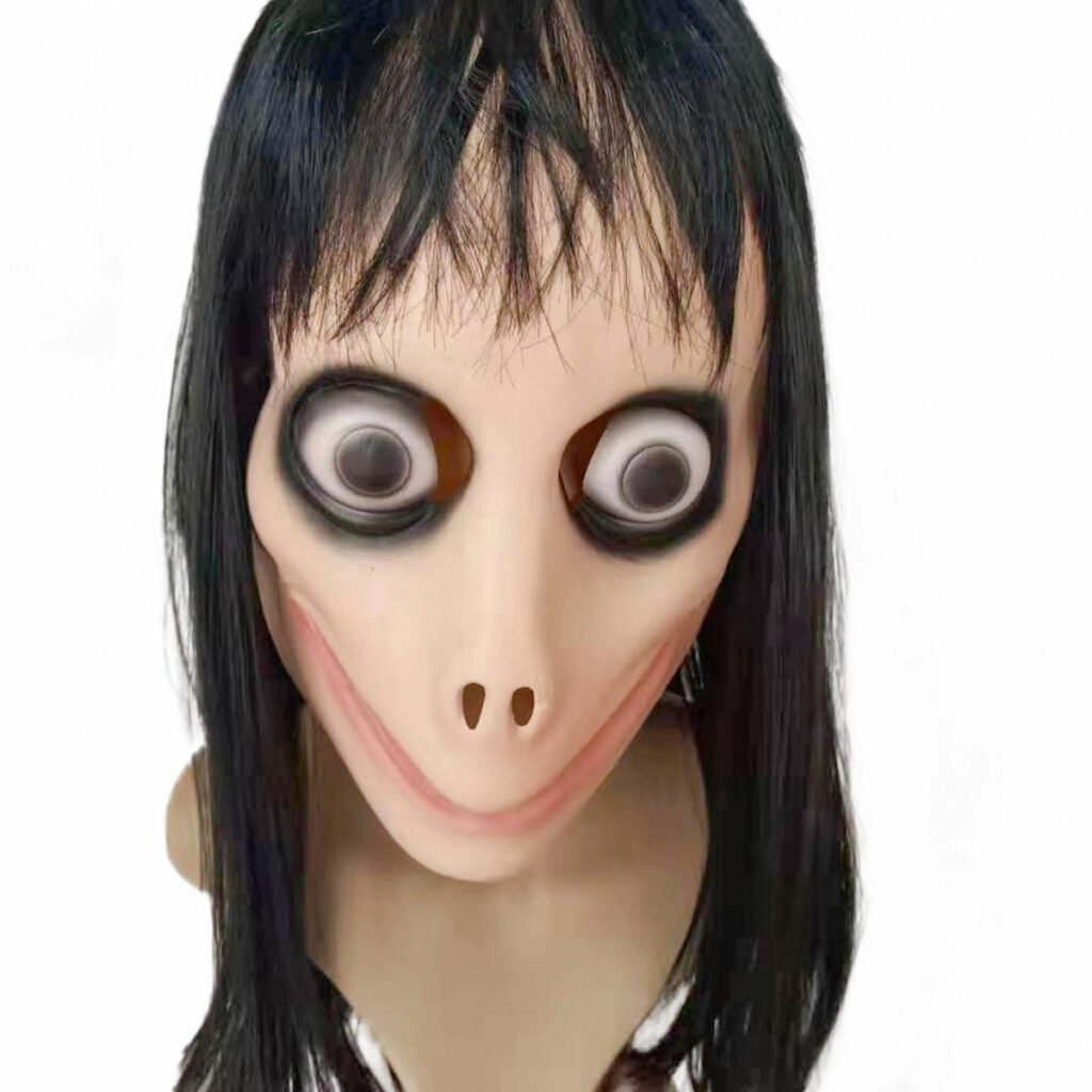 Halloween female ghost wig mask - 2