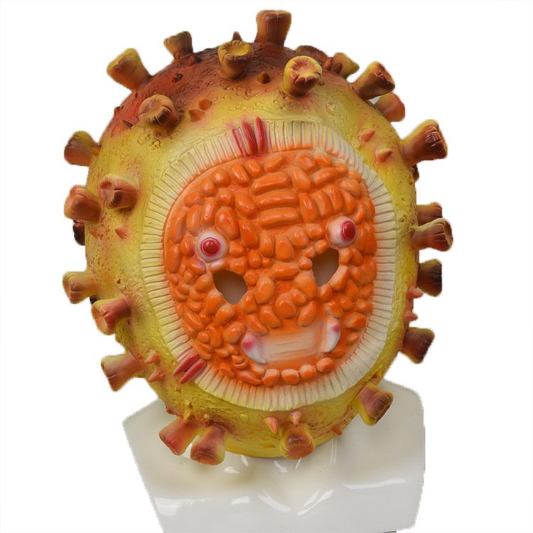 Halloween virus latex headgear - 5