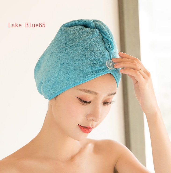 Women’s Hair Dryer Cap, Absorbent Dry Hair Towel - 4
