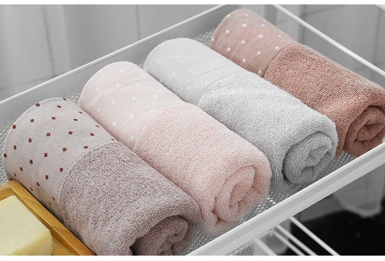 Thickened soft absorbent cotton face towel - 2