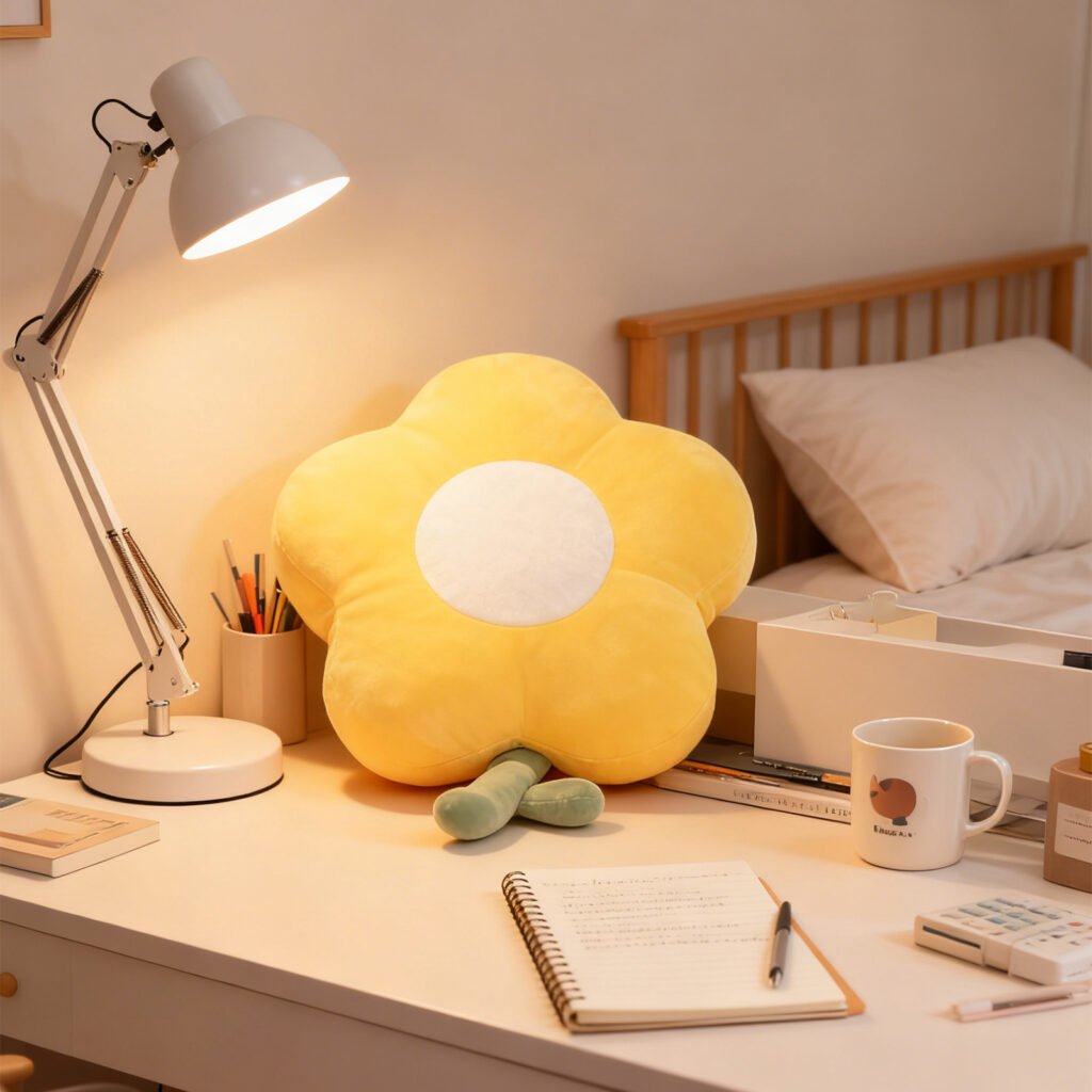 Flower Hand Warmer 35cm-Yellow - 6