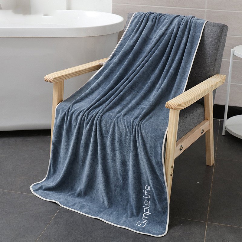Thin fiber beauty thick bath towel - 6