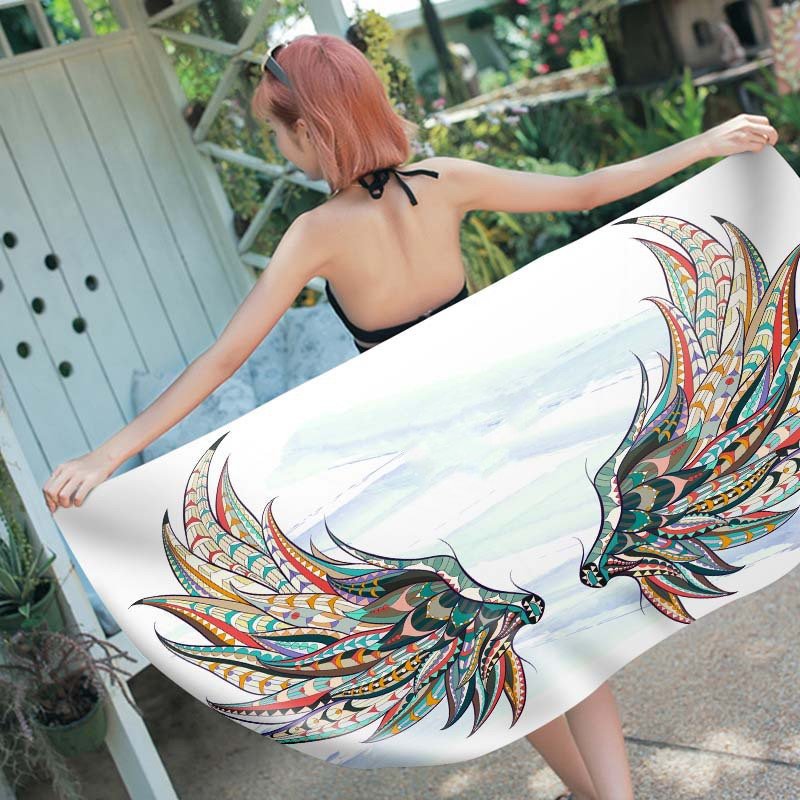Rectangular beach towel digital printing towel - 2