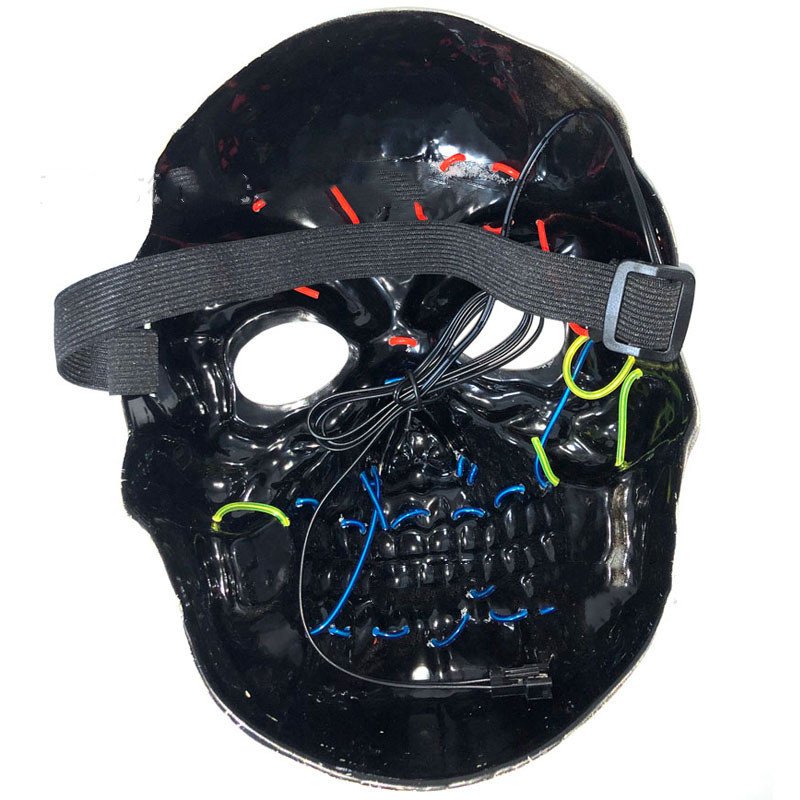 Halloween skull LED glowing mask - 3