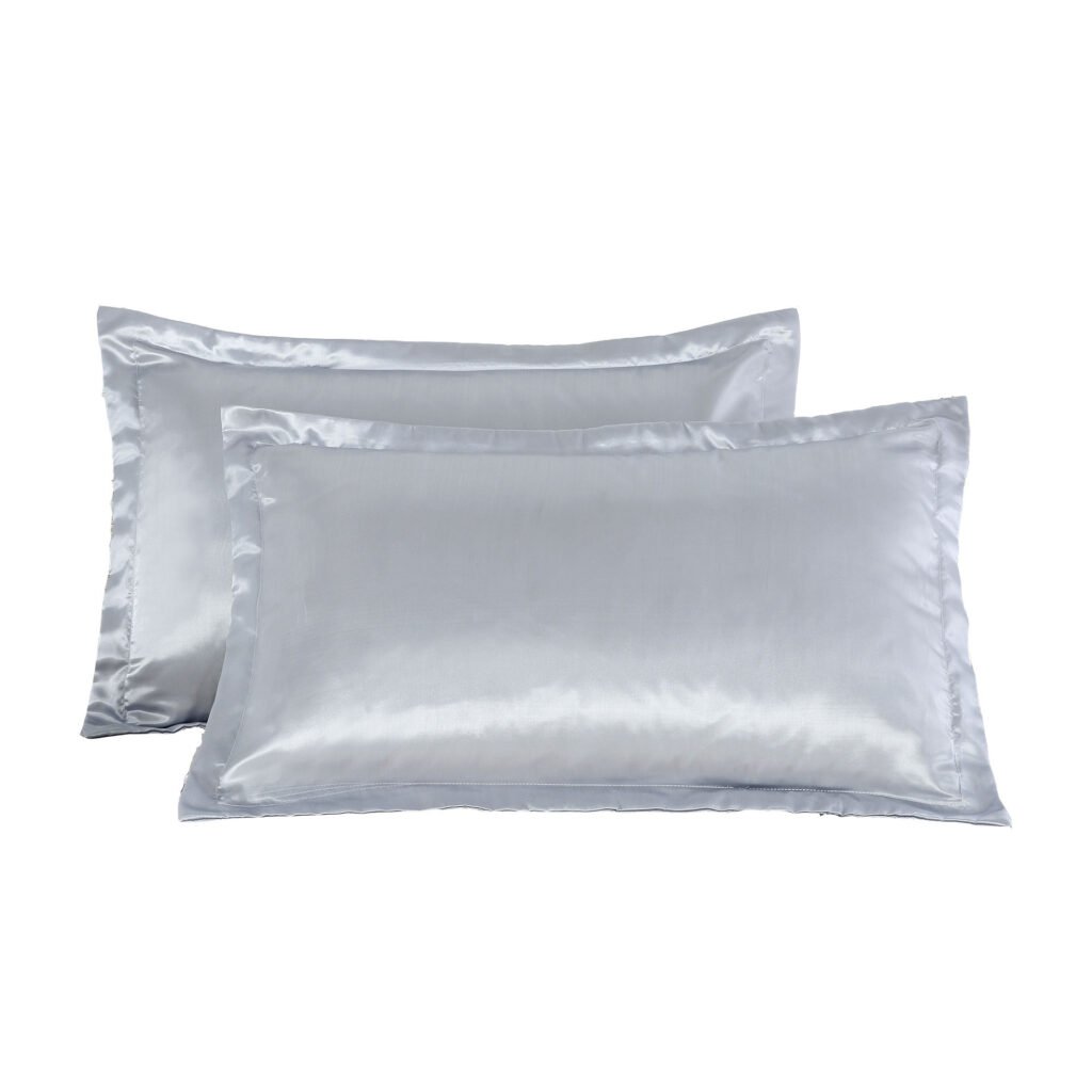 Pure color silk single pillow case - 8