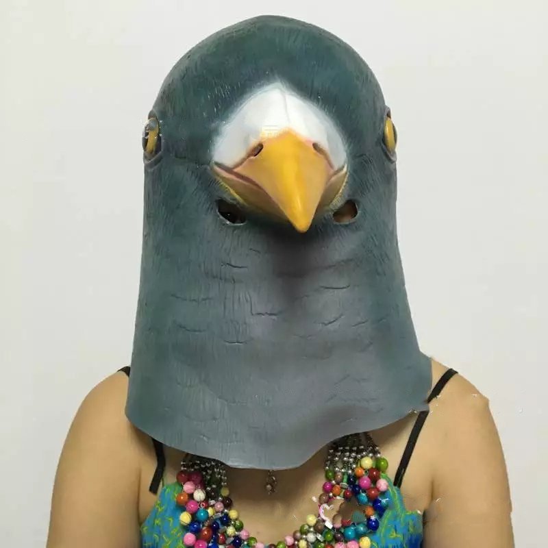 Halloween cute green dove headgear - 4