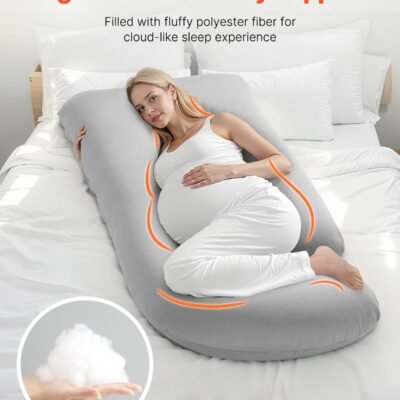 Pregnancy Pillow, G-Shaped Maternity Pillow For Sleeping, Full-Body Support Pillow With Removable & Washable Cover, Soft And Breathable Pregnancy Body Pillows For Back, Belly, Hips, Legs Relief
