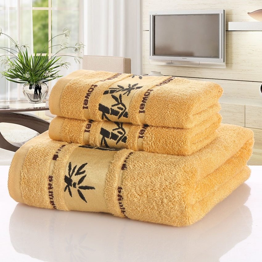 Bamboo charcoal fiber bath towel - 6