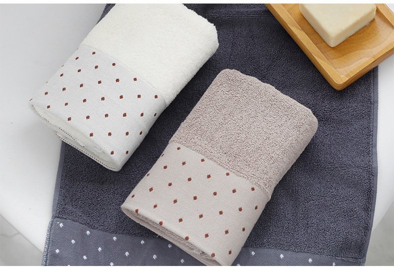 Thickened soft absorbent cotton face towel - 5