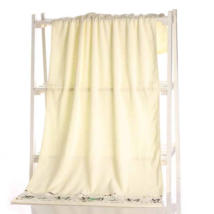 Bamboo charcoal fiber bath towel - 10