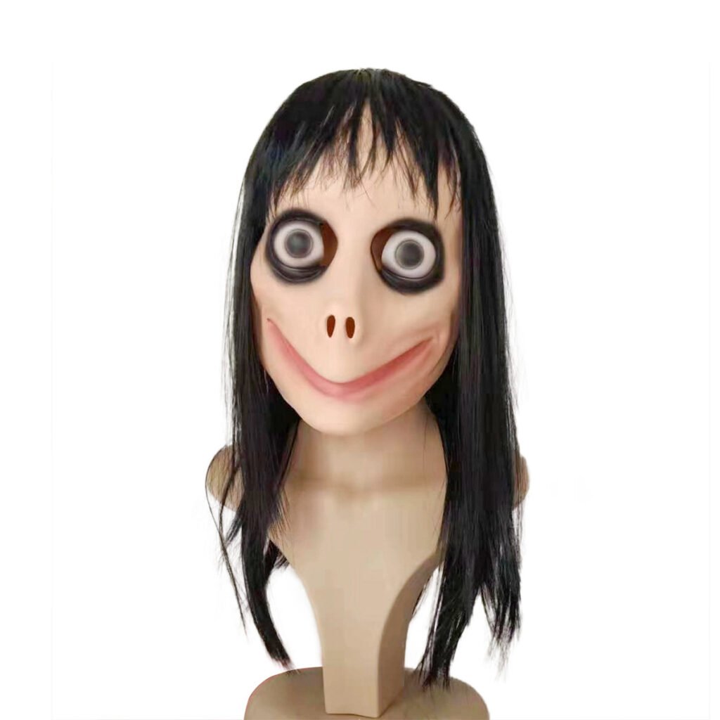 Halloween female ghost wig mask - 5