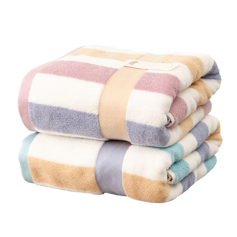 Cotton Absorbent Large Bath Towel - 7