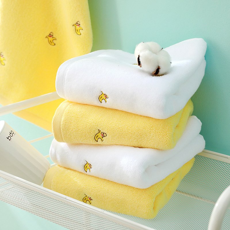 Full Embroidery Avocado Cotton Towel - 2