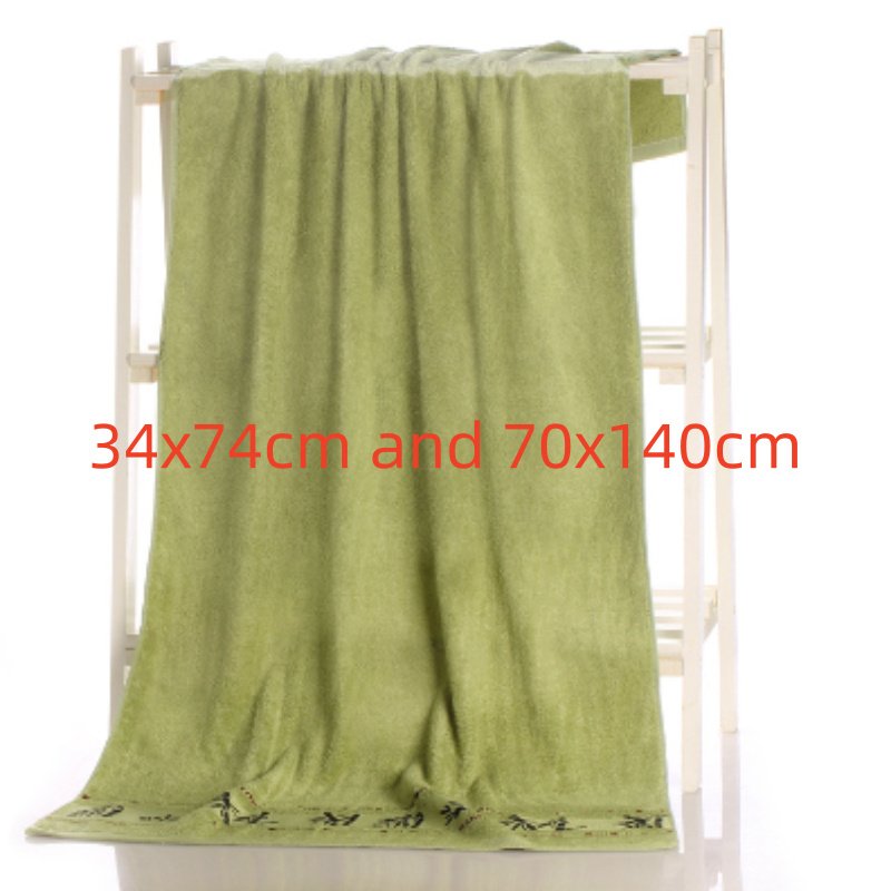 Bamboo charcoal fiber bath towel - 8