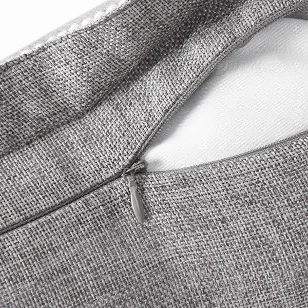 A Set Of Two-piece Retro Linen Trimmed Pillowcases - 4