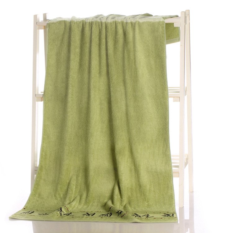 Bamboo charcoal fiber bath towel - 5