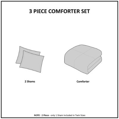 Scotchgard Down All Season Comforter Set - 9