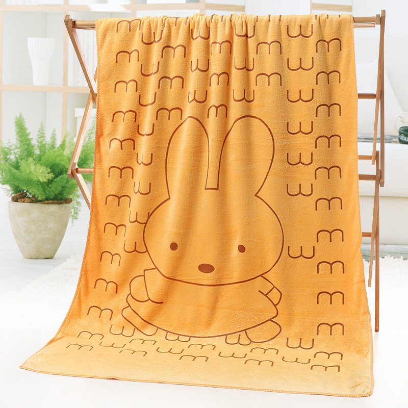 Bath towel beach towel cartoon print - 5