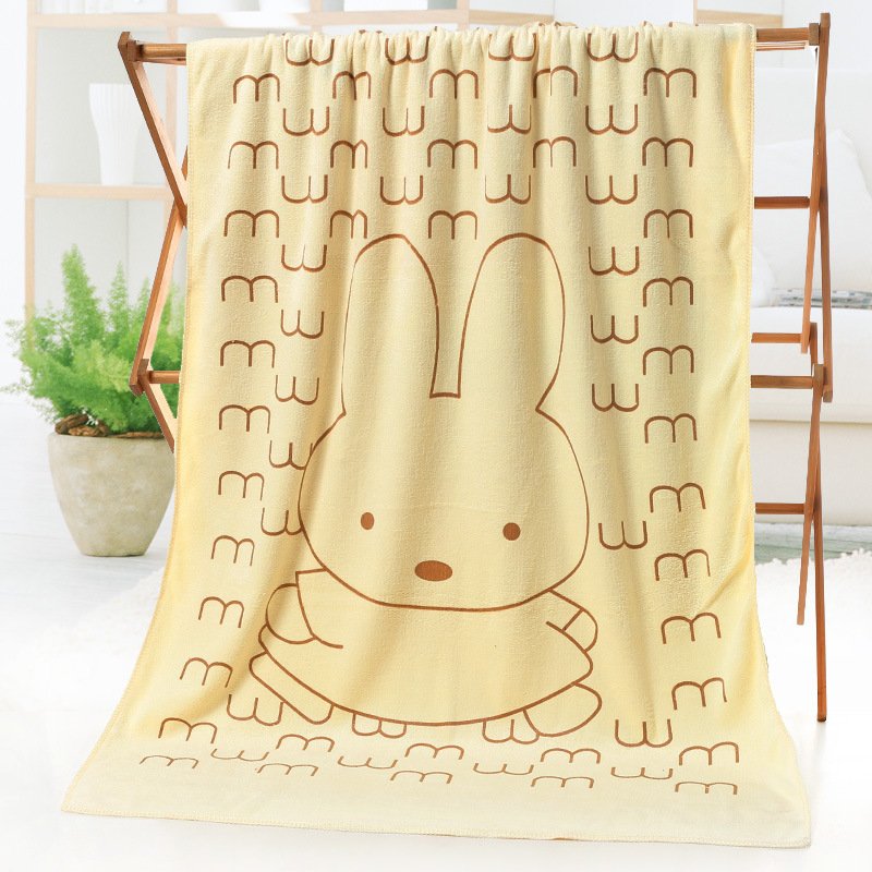 Bath towel beach towel cartoon print - 3