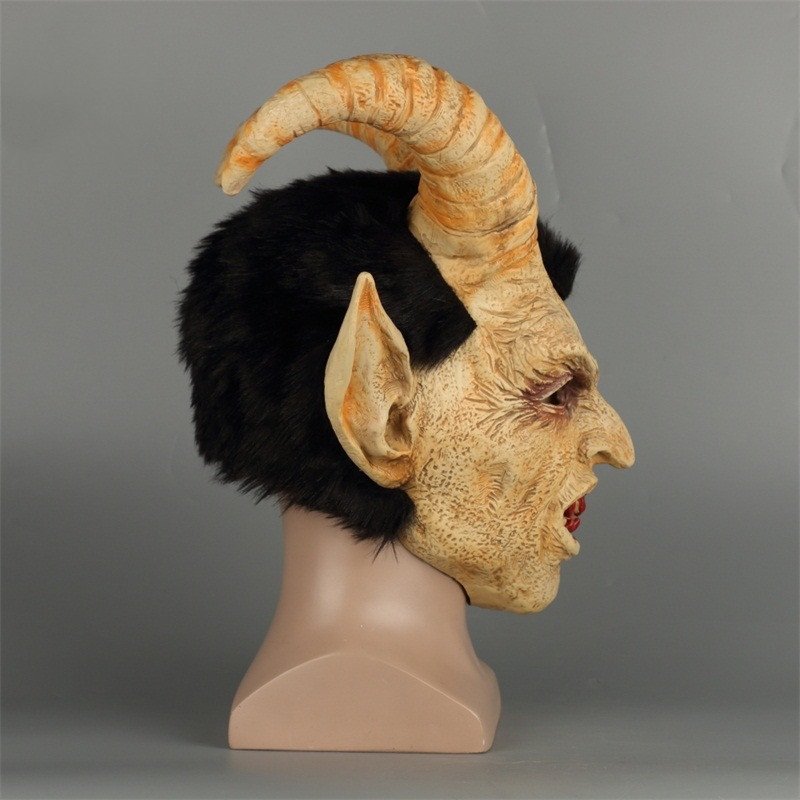 Human Face Lucifer Lucifer Latex Mask - 3