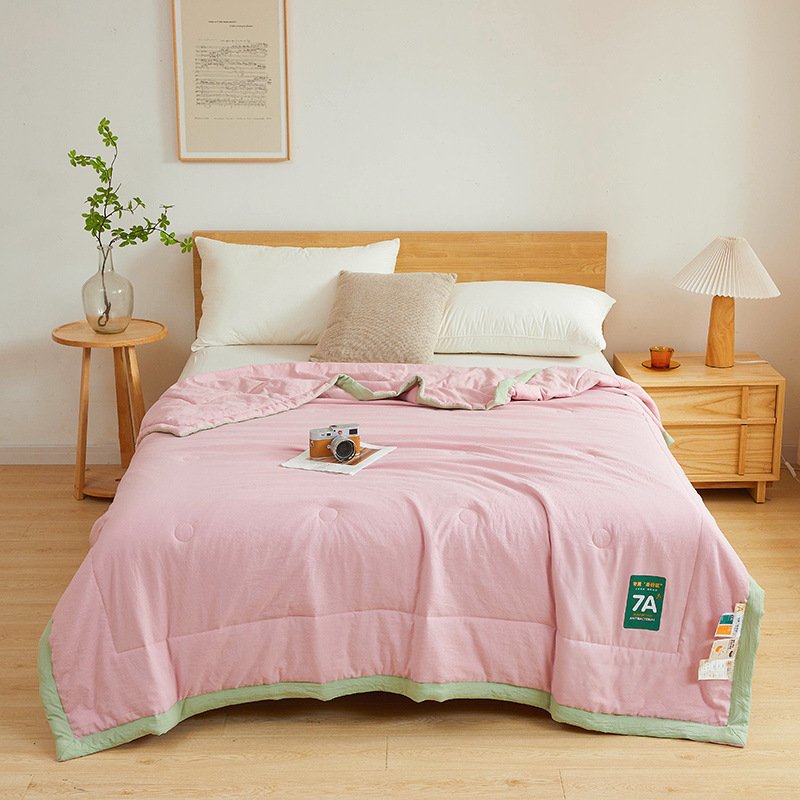 Antibacterial Raw Cotton Washable Summer Cool Quilt - 7