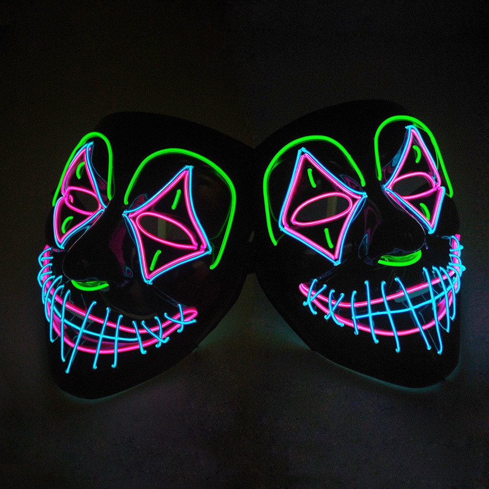 Halloween LED Glowing Mask - 2
