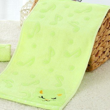 Bamboo Fiber Kitten Face Bath Towels - 7