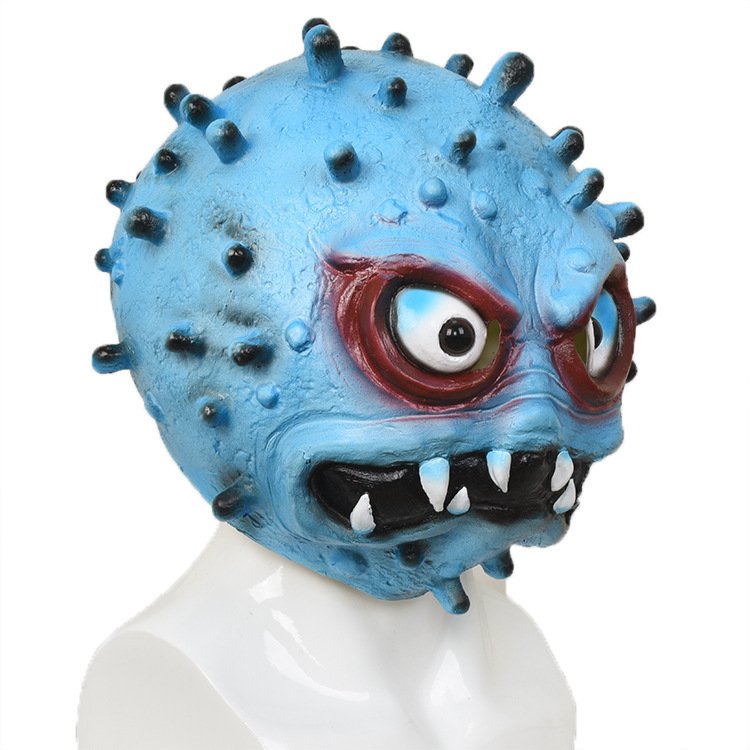 Halloween virus latex headgear - 7