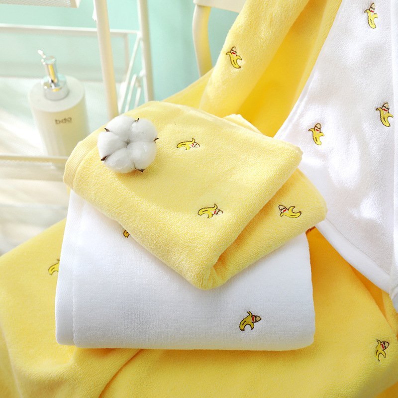 Full Embroidery Avocado Cotton Towel - 4