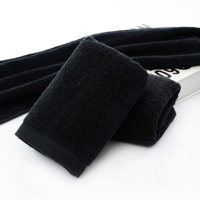 21 strands of black cotton towels - 7